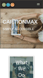 Mobile Screenshot of captionmax.com